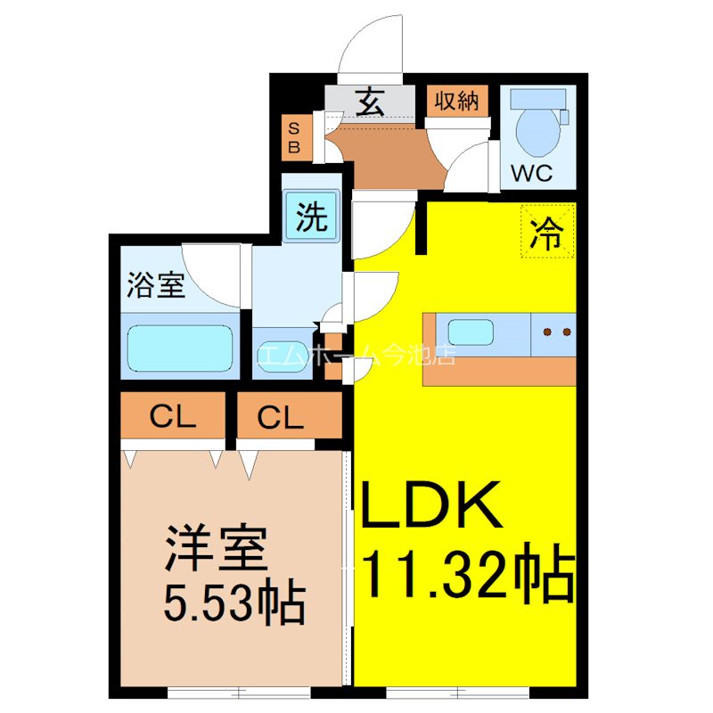 quador noie 今池 間取り