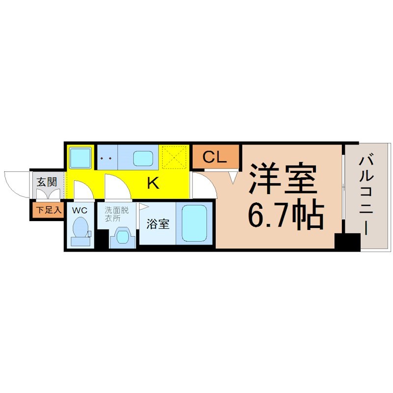 プレサンス伏見アーバンベース 間取り
