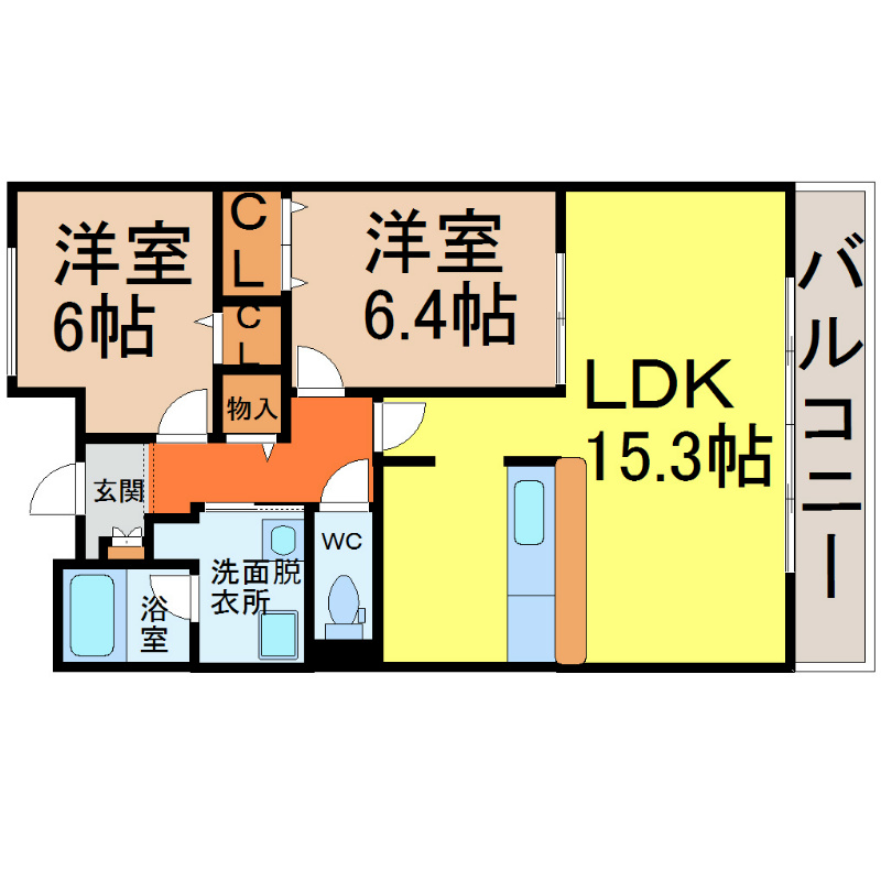 ラパス大井橋 間取り