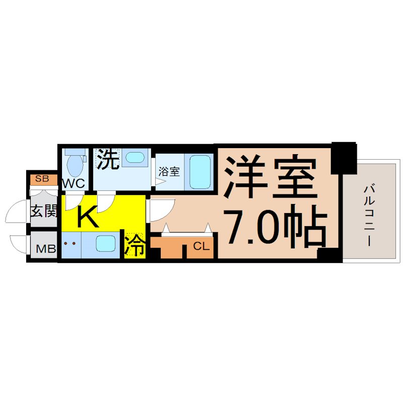 S-RESIDENCE名駅North 間取り