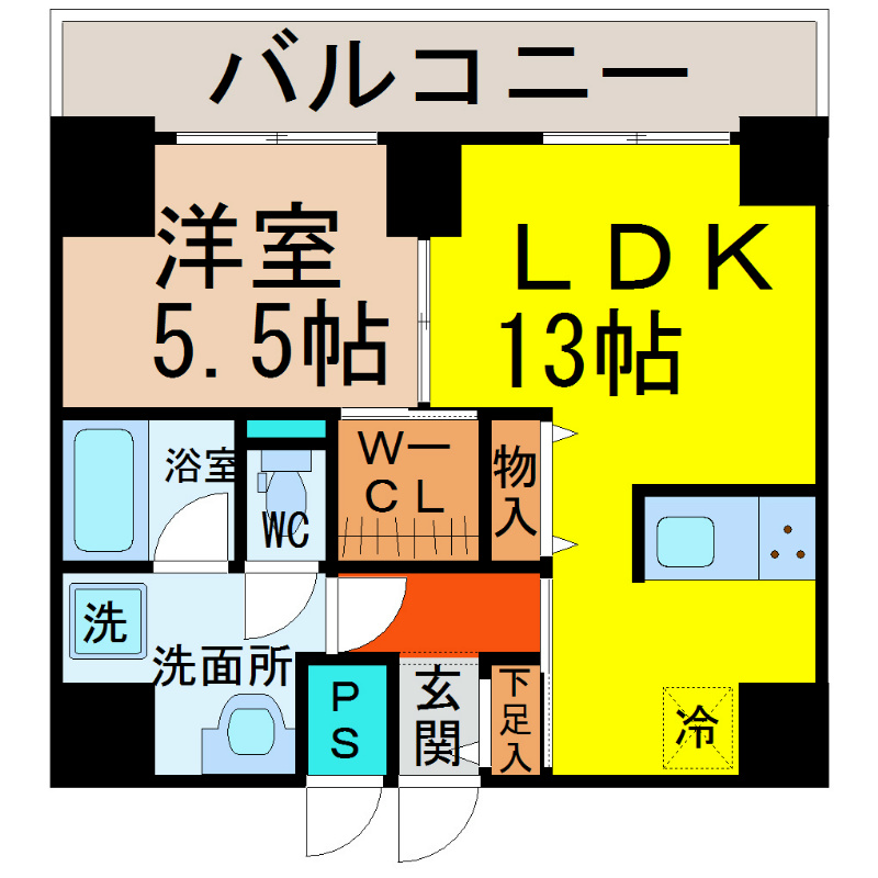 ＡＸＩＡ ＭＥＩＥＫＩ（アクシア名駅） 間取り