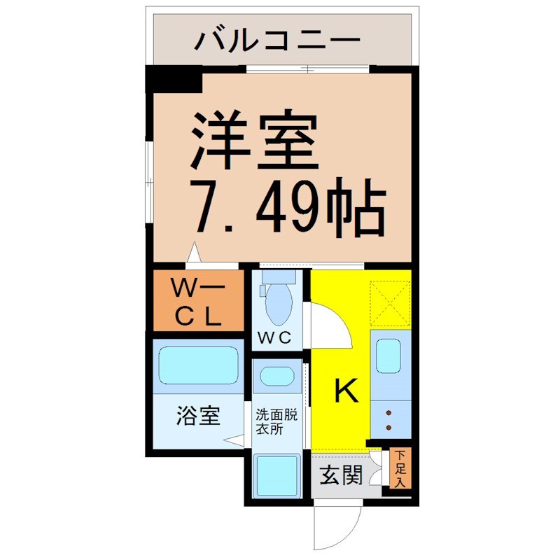 ＵＮＲＯＯＭ（アンルーム） 間取り