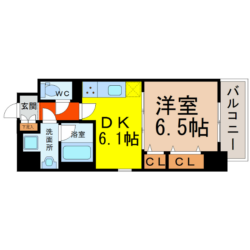 タウンコート御園 間取り