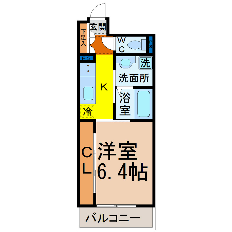 Grandeur Chikusa（グランドゥール千種） 間取り