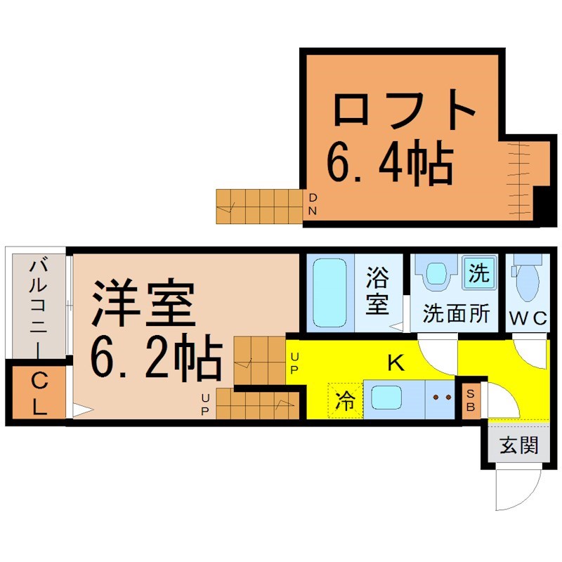 Ｃｈａｒｍｅ新守山 間取り