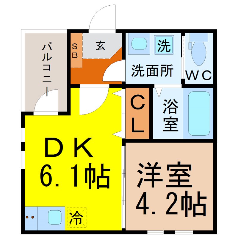 ハーモニーテラス高道町VI 間取り