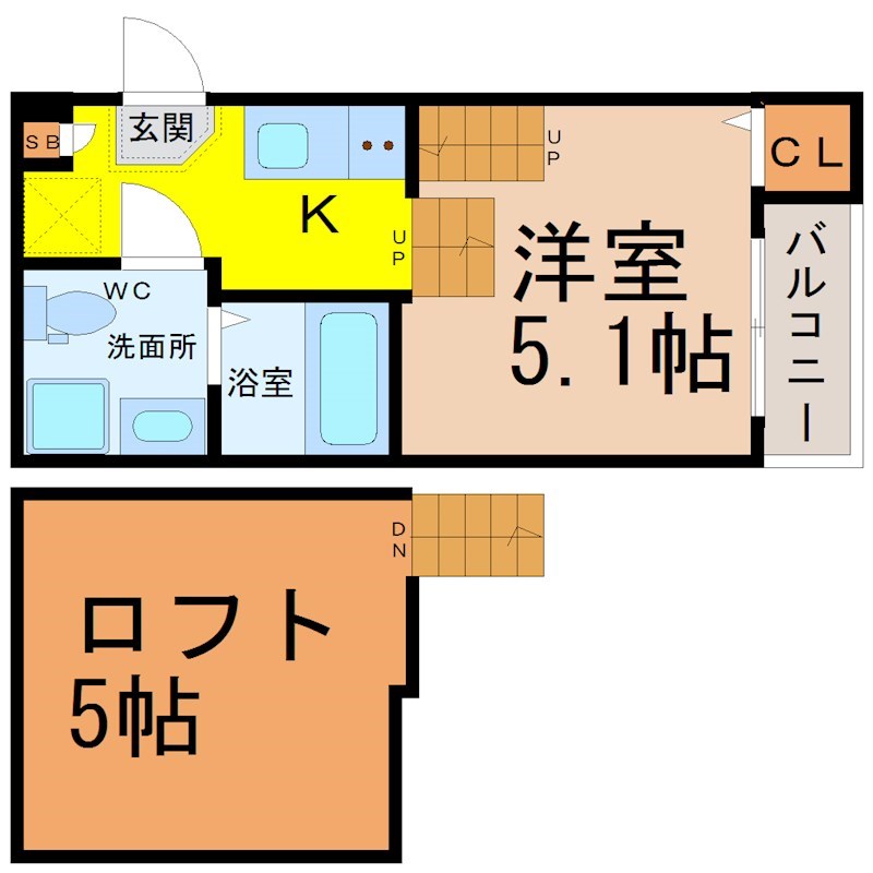 ハーモニーテラス川名町 間取り