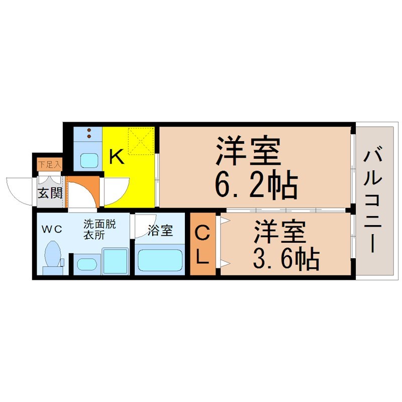 カレント茶屋が坂 間取り
