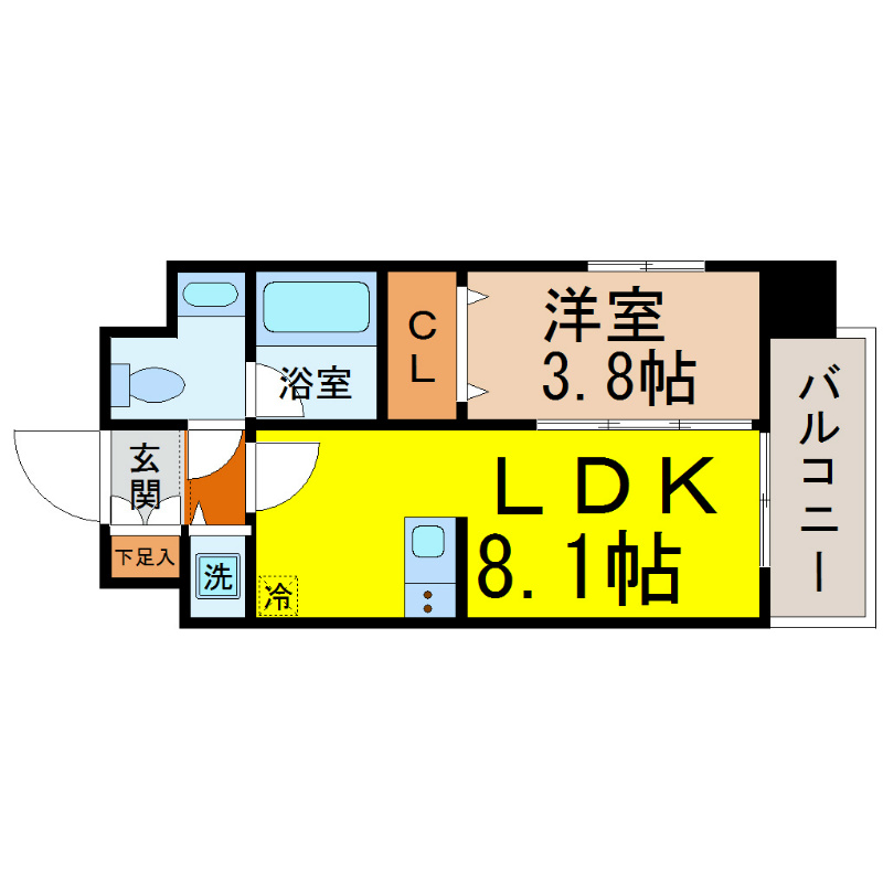 カレント茶屋が坂 間取り