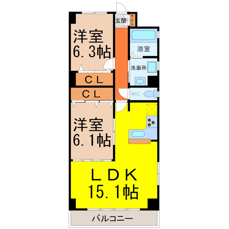 Ｇｌｏｒｉａ（グローリア） 間取り