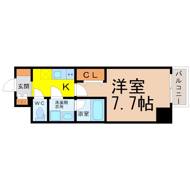 Ｅ－ｃｉｔｙ大須 間取り