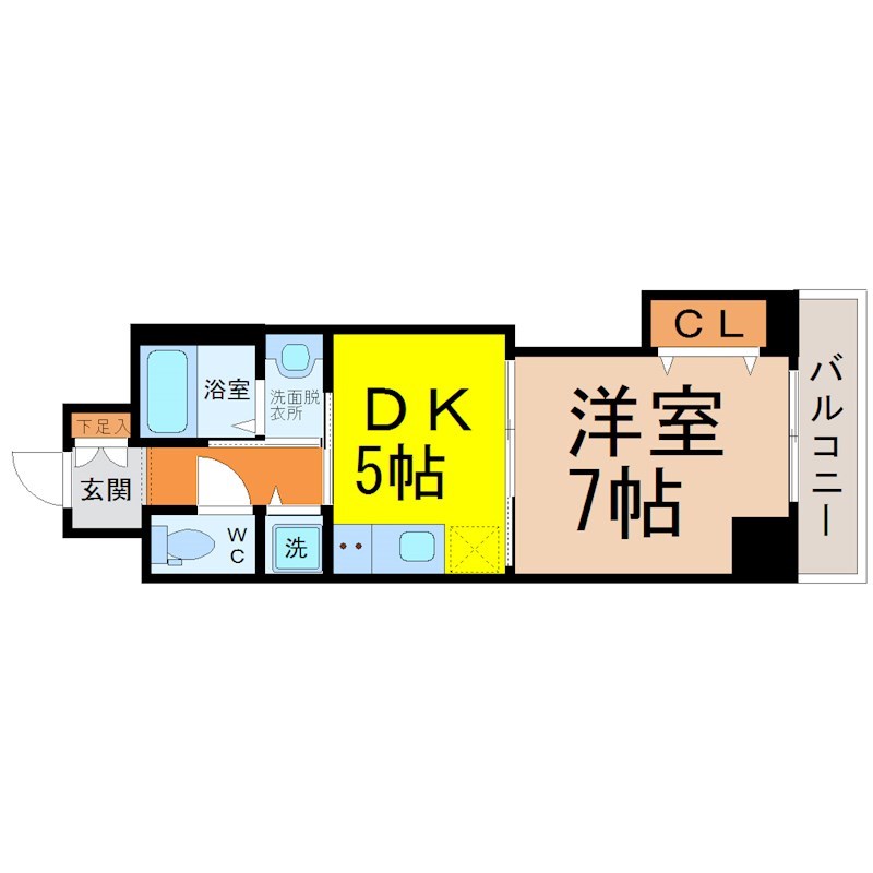 Ｙ’ｓ　ＩＺＵＭＩ（ワイズイズミ） 間取り