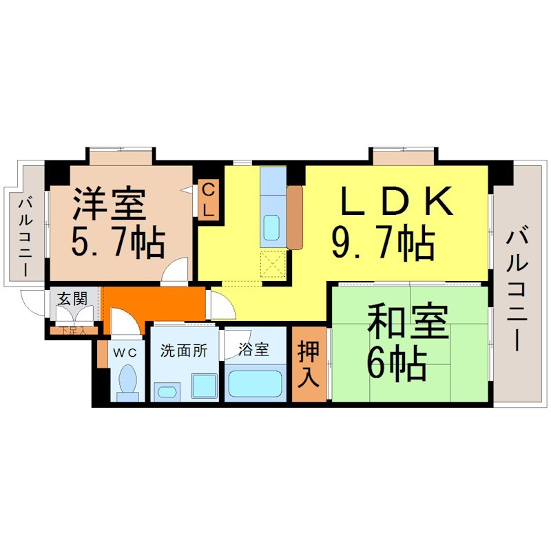 エクセレントみずの 間取り
