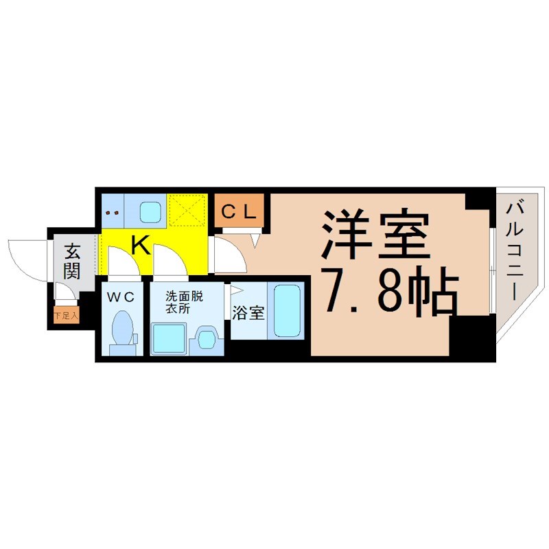 エスリード新栄デュオ 間取り