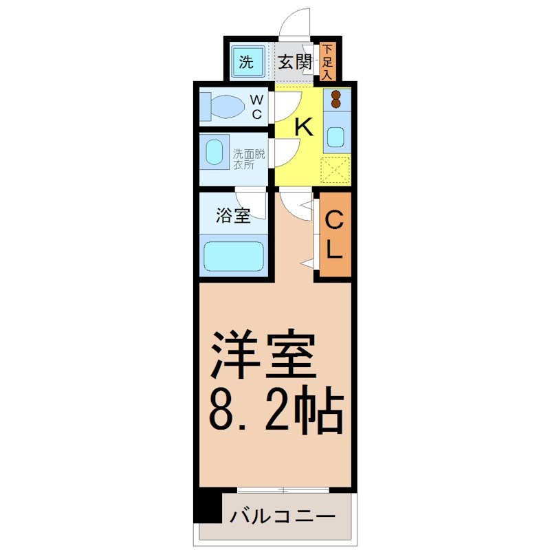 ルクレ新栄レジデンス 間取り