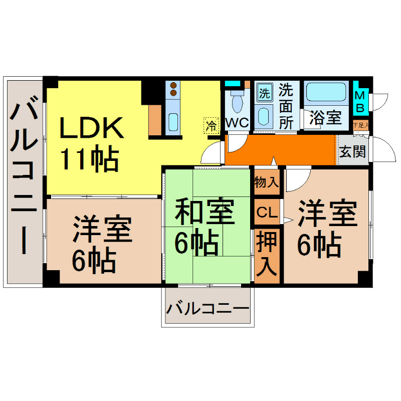 エトワール千代田 間取り