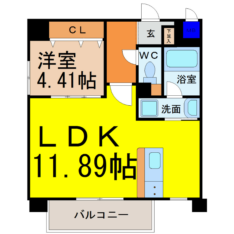 Ｌ’ｈａｒｍｏｎｉｅ（ラルモニー） 間取り