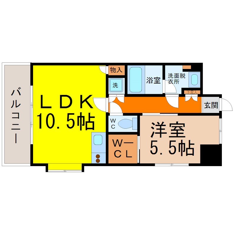 Ｌａ　Ｄｏｕｃｅｕｒ山王 間取り