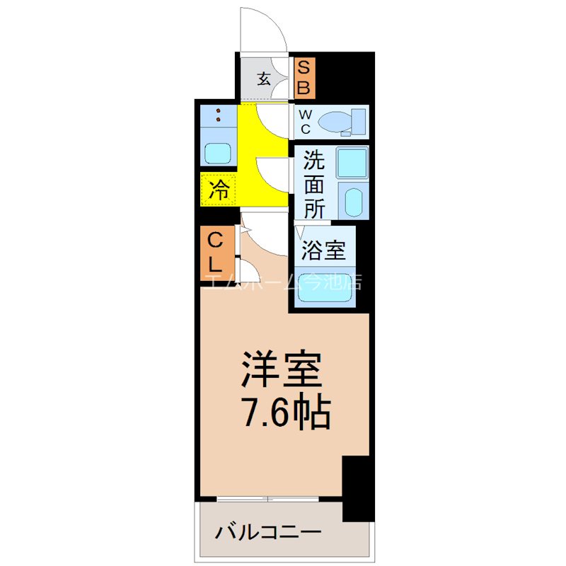 S-RESIDENCE葵 間取り