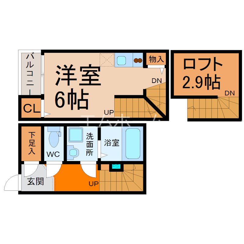 ルークス名古屋 間取り