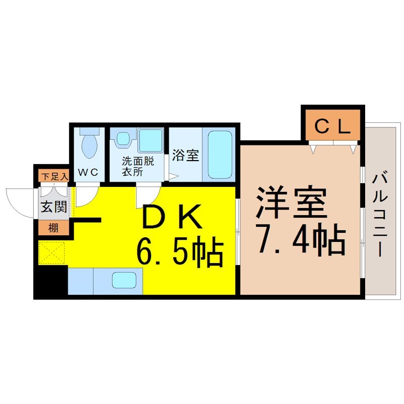 ＣＬＡＩＲ　ＨＥＩＷＡ（クレールヘイワ） 間取り