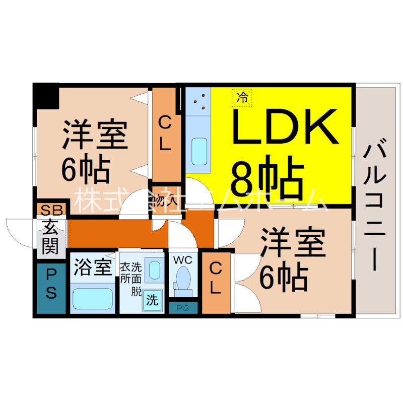 ジャルダン新栄 間取り