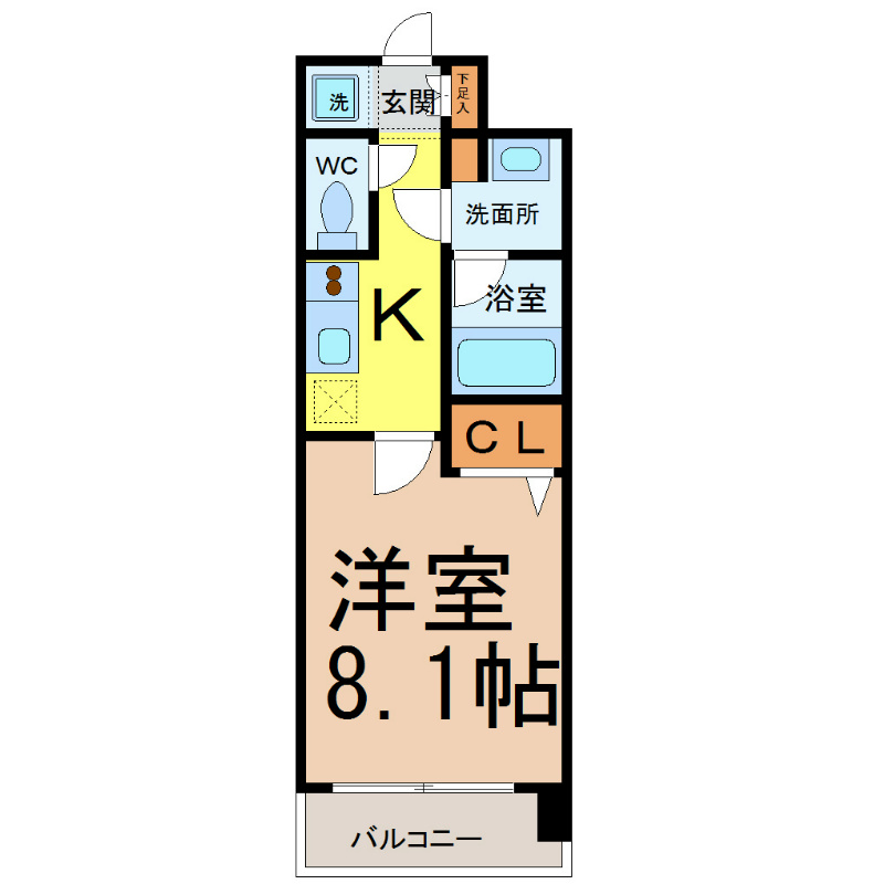 ルクレ新栄レジデンス 間取り