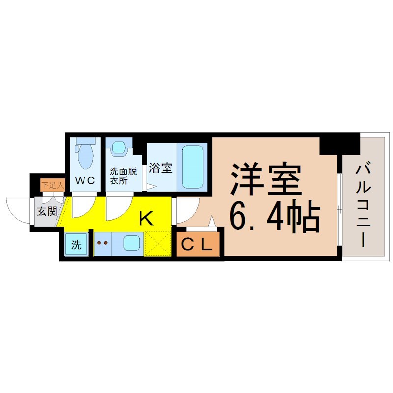 プレサンス鶴舞駅前レジス 間取り