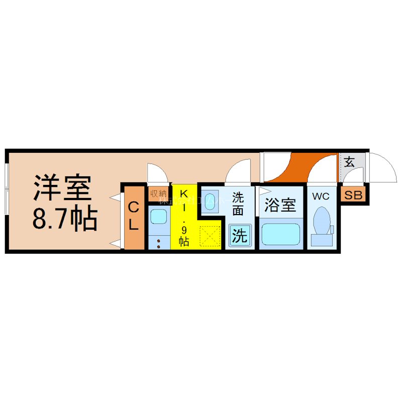 quador今池EAST 間取り