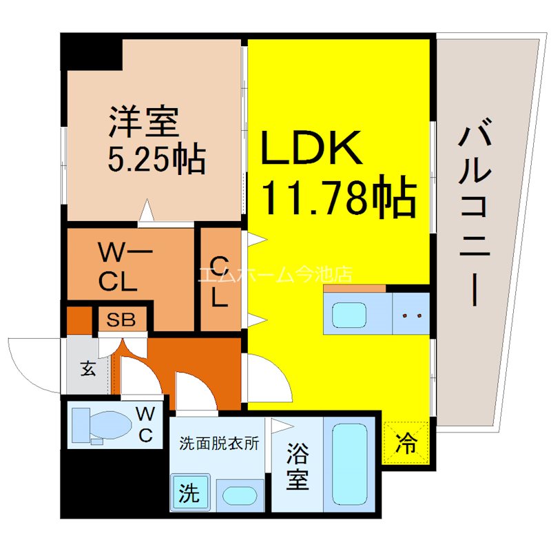 H-CLASSY　TAKAOKA 間取り