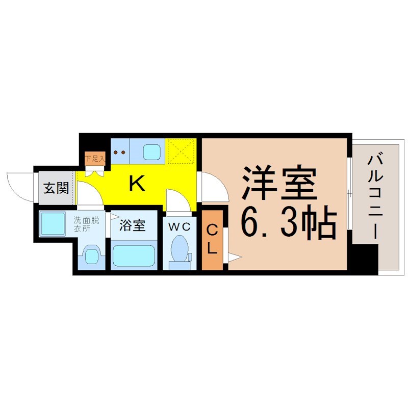 ファステート鶴舞駅前リヴェール 間取り