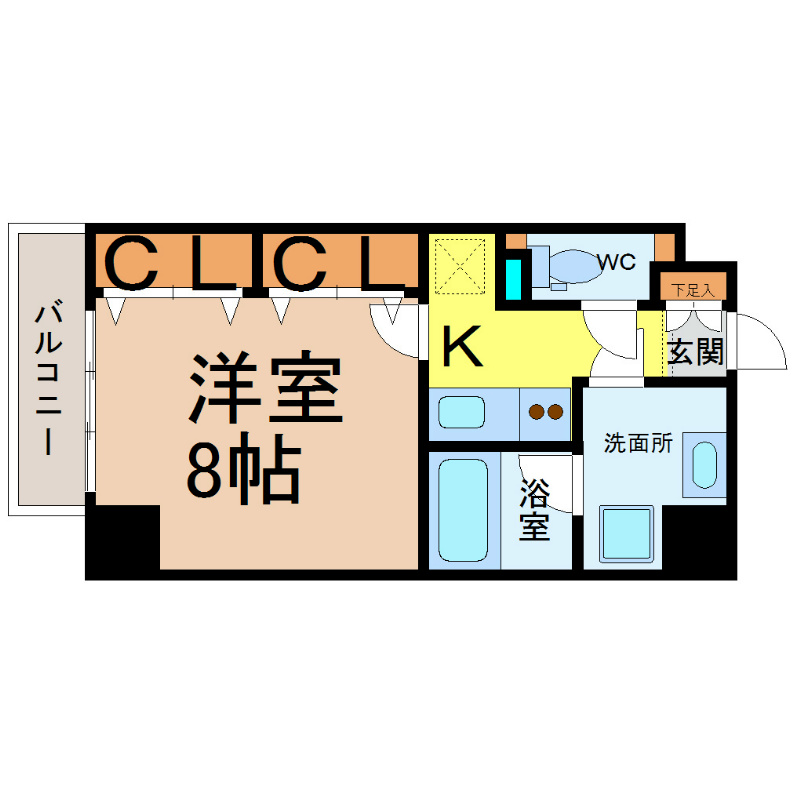 グリーンコート亀島 間取り