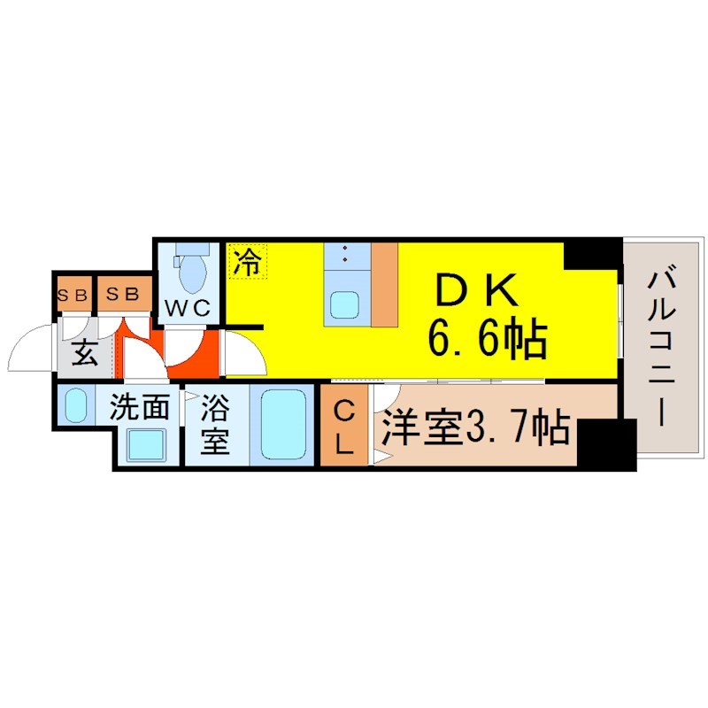 メイクスデザイン名駅南 間取り