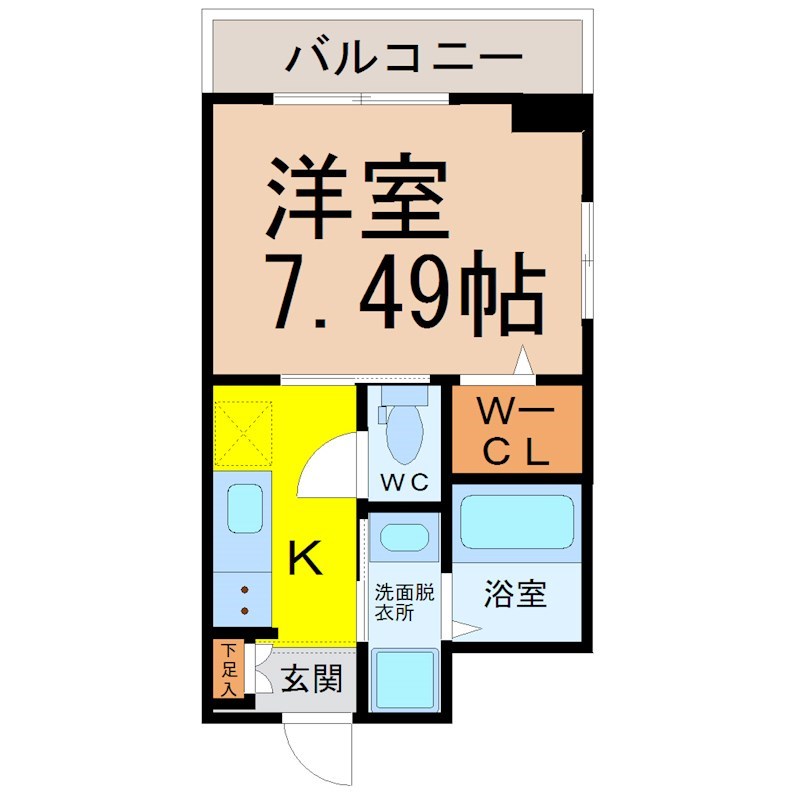 ＵＮＲＯＯＭ（アンルーム） 間取り