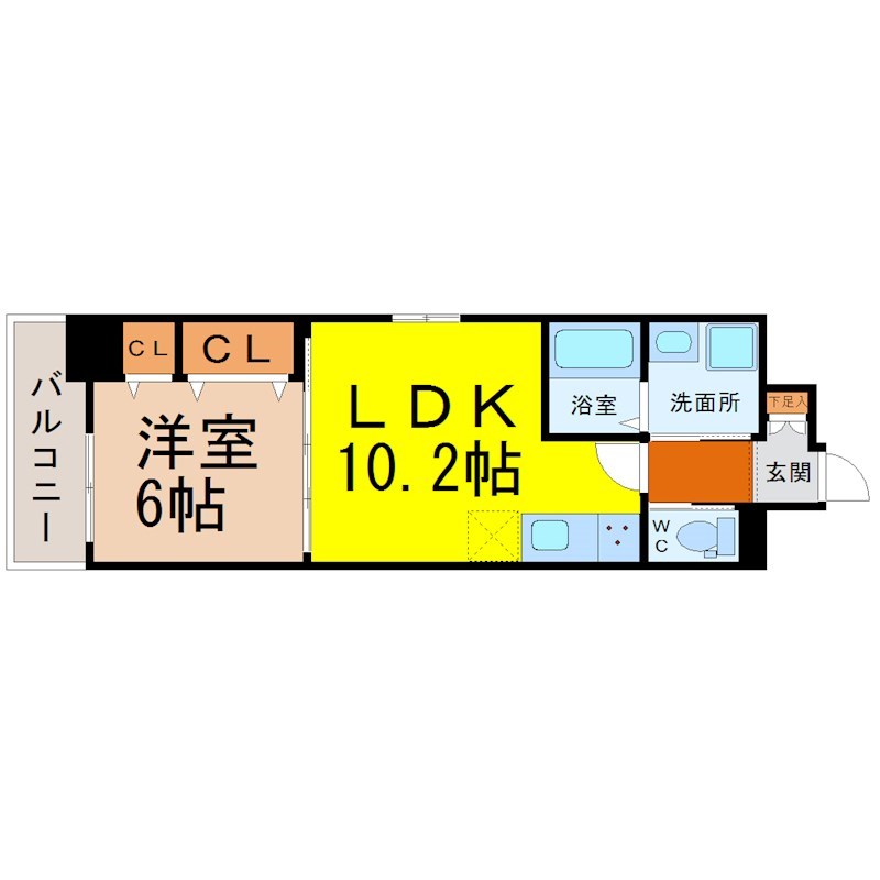 Ｄ＆Ｄｅｓｉｇｎレジデンス鶴舞 間取り