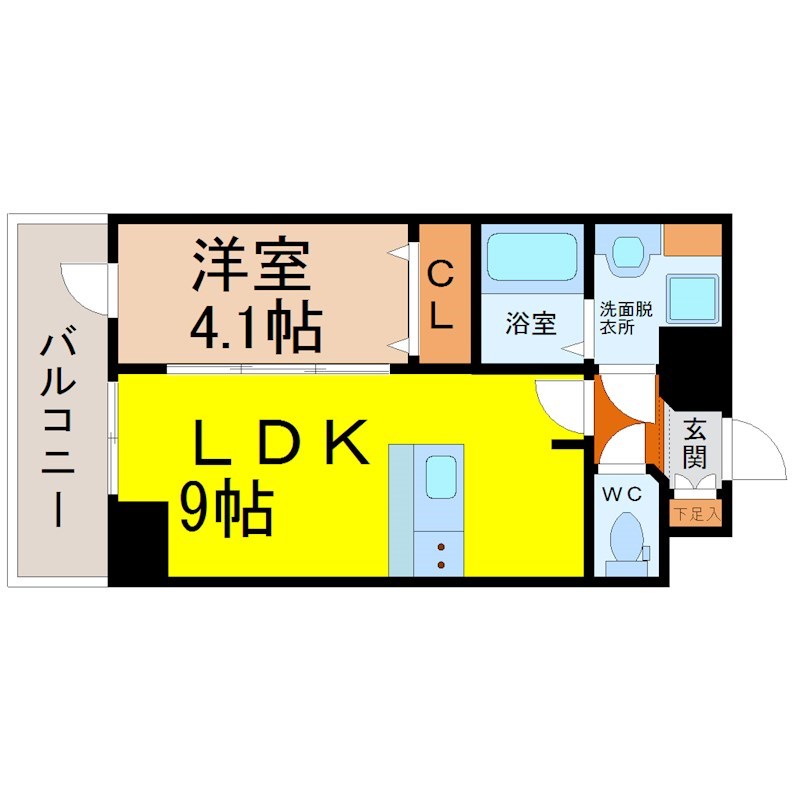 プレサンス大須観音フィエスタ 間取り
