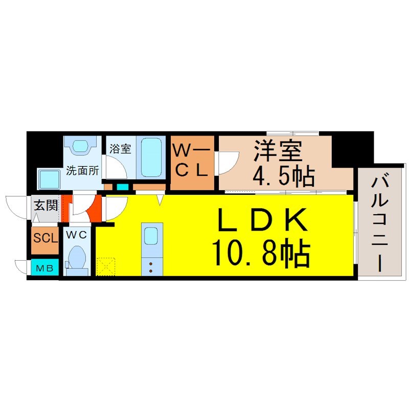 プレサンス新栄町ギャラント 間取り