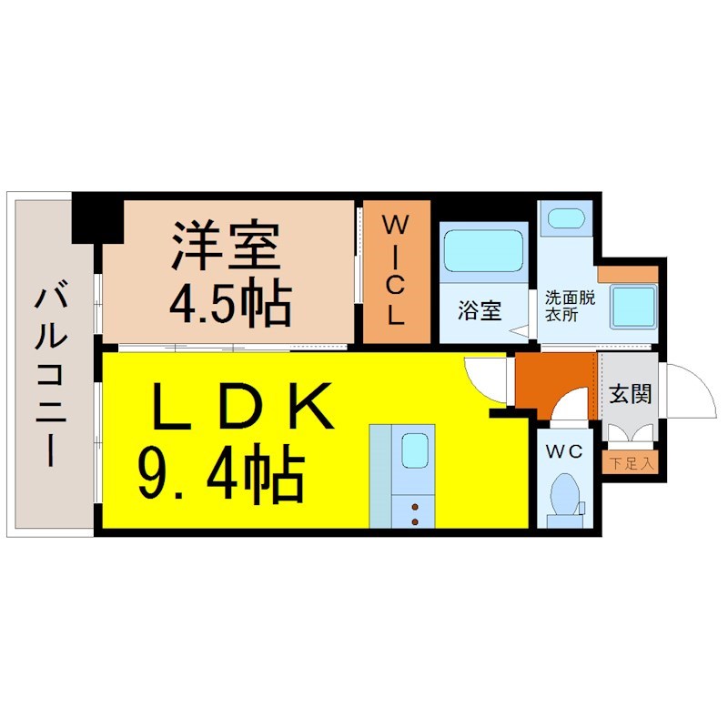 プレサンス太閤通ファシール 間取り