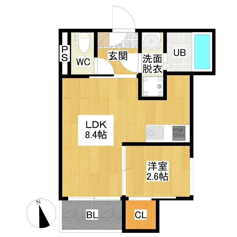 Ｒーｓｍａｒｔ尾頭橋 間取り