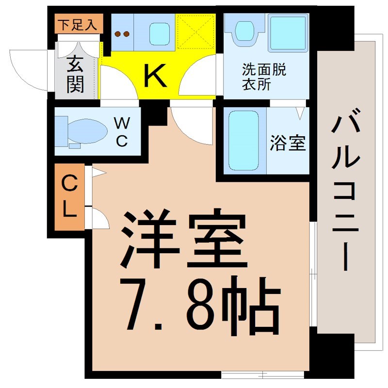 メイクス矢場町II 間取り