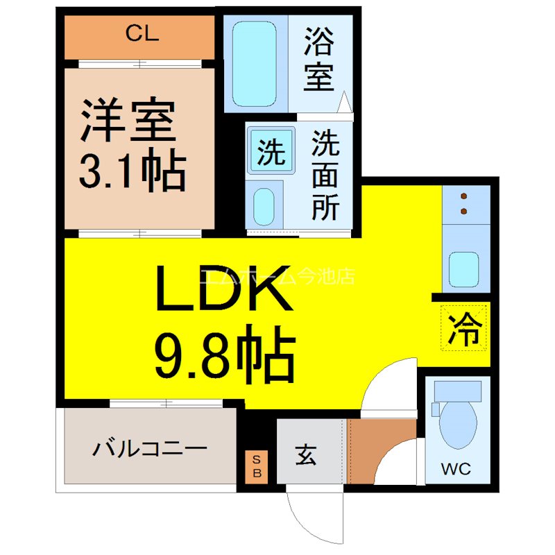 REGALEST黄金（コガネ） 間取り