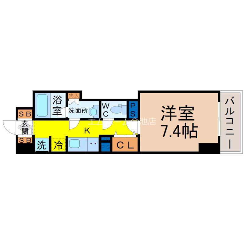 スリーアイランドタワー千種 間取り