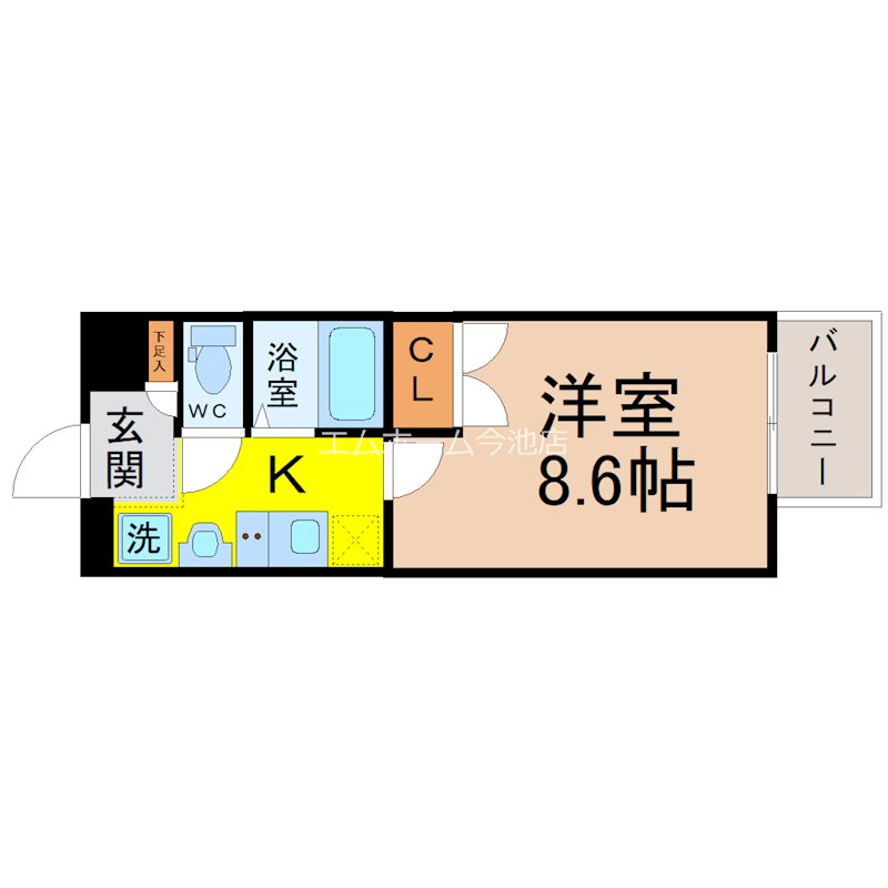 パルティール今池アネックス 間取り