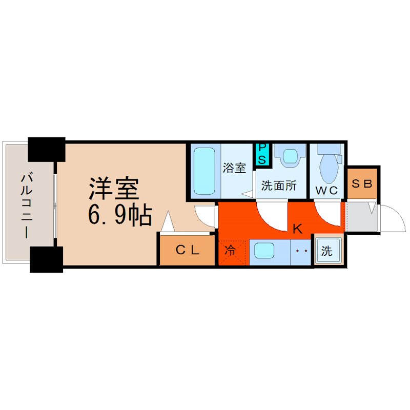 プレサンスＮＡＧＯＹＡファスト 間取り