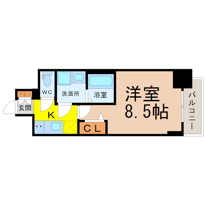 プレサンス池下トレス 間取り