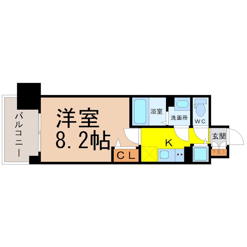 プレサンスジェネ千種内山II 間取り