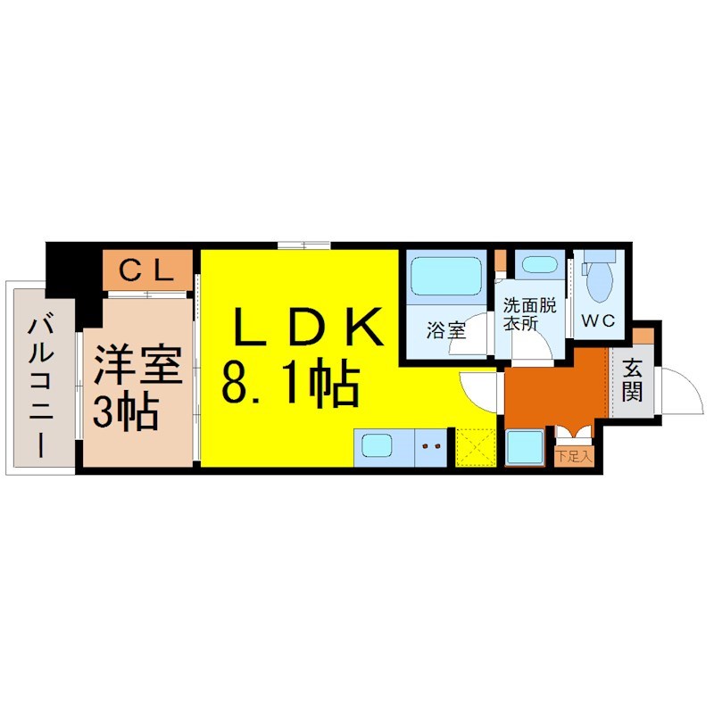 リヴシティ泉 間取り