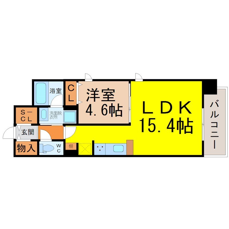 Ｌｉｅｎ　ｄｅ　ｉｚｕｍｉ（リヤンドイズミ） 間取り