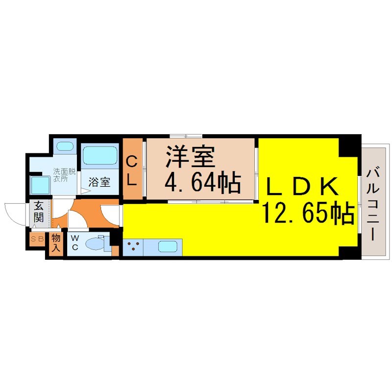 ＧＲＡＮＤＵＫＥ松原ｃｕｏｒｅ 間取り