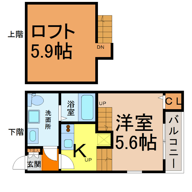 ＯａｋＴｒｅｅＭａｉｓｏｎ志賀 間取り
